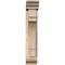 Ekena Millwork Merced Traditional Smooth Bracket w/ Offset Brace, Douglas Fir, 5 1/2"W x 18"D x 30"H BKT0604X18X30MRC01SDF - alternate 2